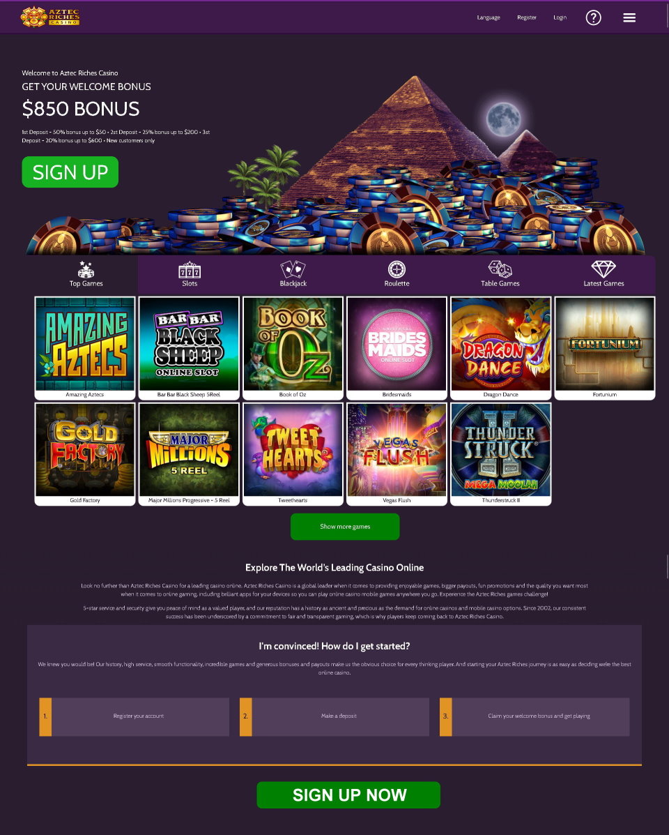 Aztec Riches Casino